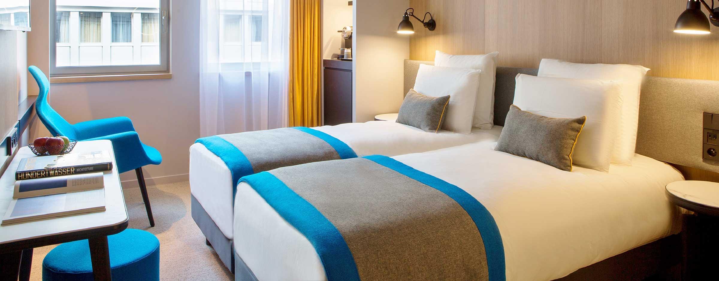 Twin Rooms Mercure Paris